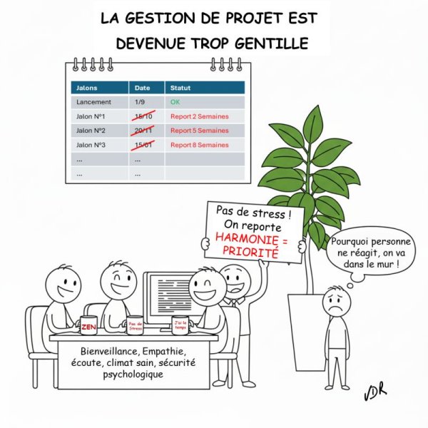 La gestion de projet est devenue trop gentille !