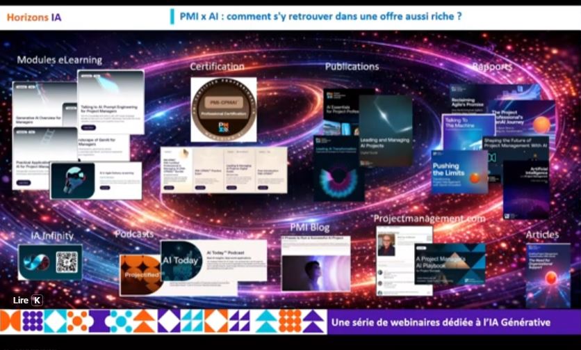 Horizons IA - Session 2.5 - Formation IA: débuter et se perfectionner avec le PMI