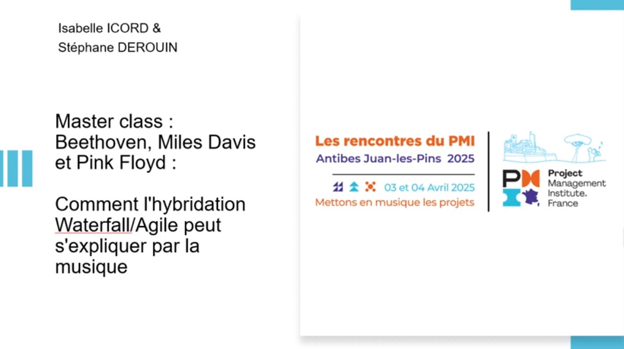 Master class : Comment l'hybridation Waterfall/Agile peut s'expliquer par la musique