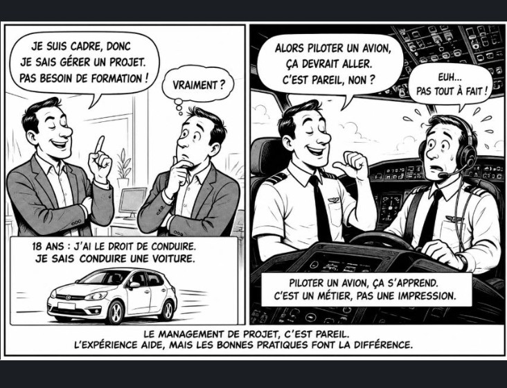 “Je suis cadre, donc je sais gérer un projet.” Vraiment ?