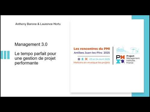 Management 3.0 Le tempo parfait pour une gestion de projet performante
