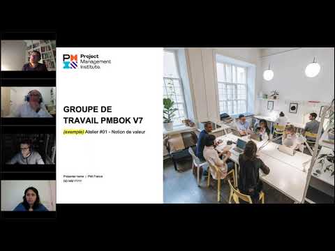 Grp Travail PMBOKV7 - Session #00 : Kick off
