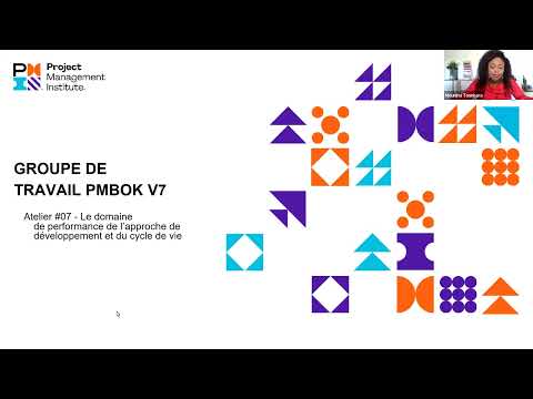 Grp Travail PMBOKV7 - Session #07 : Approche de développement et cycle de vie