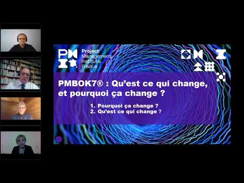 Webinaire : PMBOKV7   Qu'est ce qui change, et pourquoi ça change