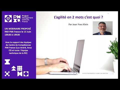Webinaire : L’Agilité, en 2 mots, c’est quoi